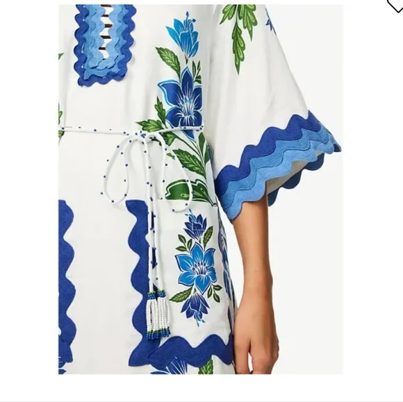 Farm Rio Tropicance Linen Mididress - Picture 5 of 6